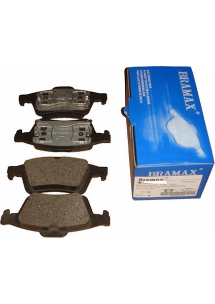 Volvo S40- 08/12 Arka Fren Balatası (Disk) (123X48X15,6) (Bramax) 4387371