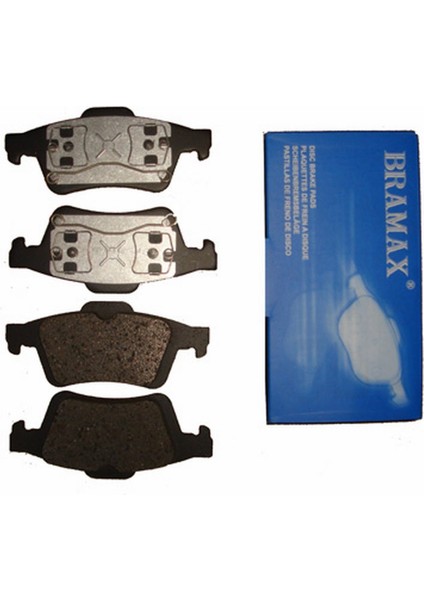 Volvo S40- 08/12 Arka Fren Balatası (Disk) (123X48X15,6) (Bramax) 4387371