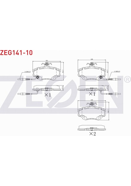 Renault Clıo Symbol 1.5 Dcı 1998-2005 Ön Fren Balatası Fişli 7701202712