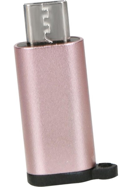 USB Erkek - Mikro USB Kadın Adaptör Dönüştürücü Konektör Zincir Pembe (Yurt Dışından)