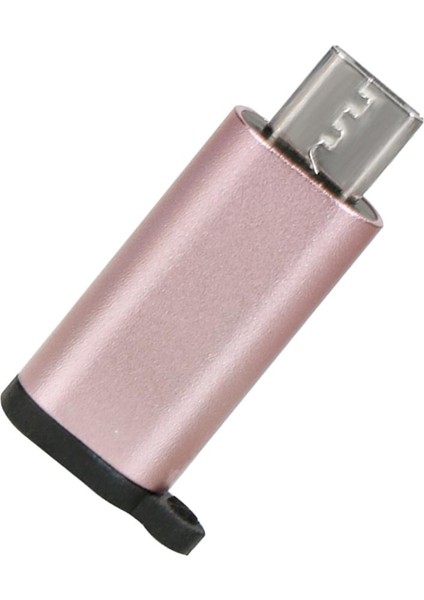 USB Erkek - Mikro USB Kadın Adaptör Dönüştürücü Konektör Zincir Pembe (Yurt Dışından)