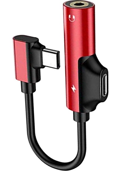 Pixel 2 / 3 / 4 Xl Kırmızı İçin Aux Stereo Kulaklıklar İçin Pd Kulaklık Adaptörü (Yurt Dışından)