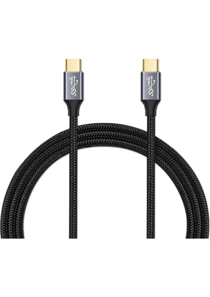 USB C-Usb C Kablo Tipi C3.1 10GB / 5A 100W Veri Kablosu Adaptörü 1.5m (Yurt Dışından)