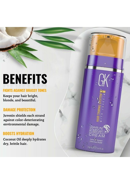 global Kerati Leave-In Bombshell Silver Sarı ve Beyaz Saçlar Için Durulanmayan Krem 100ML fırsatları