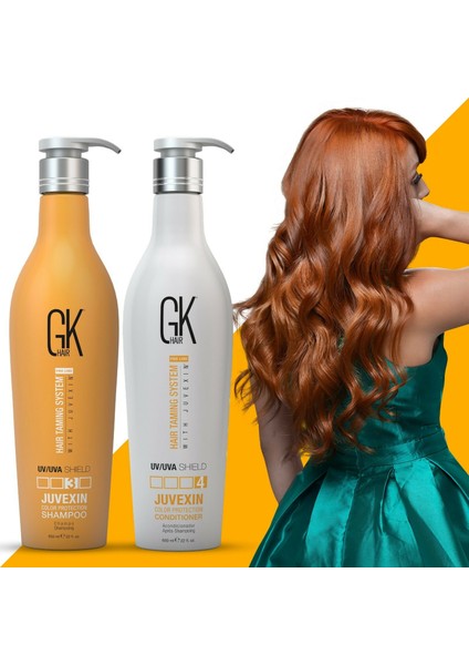 Gk Hair Global Keratinr Shield  Boya Koruyucu Onarıçı Şampuanı 650 ml Pareben Sulfat İçermez