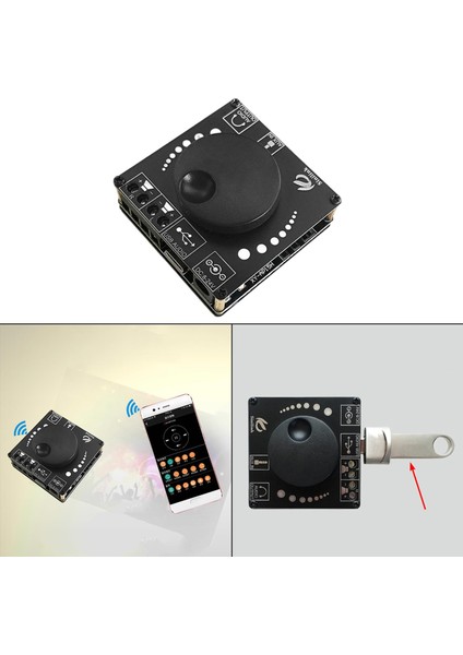 Ses Sistemi İçin 2X20W Dijital Sesli 8-24V Devresi (Yurt Dışından)