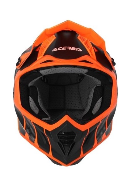 X-Track 22-06 Kask Siyah Turuncu