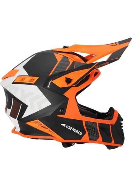 X-Track 22-06 Kask Siyah Turuncu