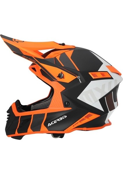 X-Track 22-06 Kask Siyah Turuncu