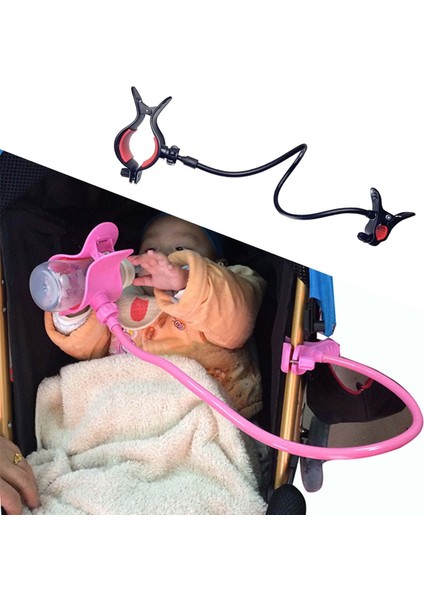 Bilo Şişe Tutucu Eller Serbest Kelepçe Braketi Puset Siyah (Yurt Dışından) fırsatları