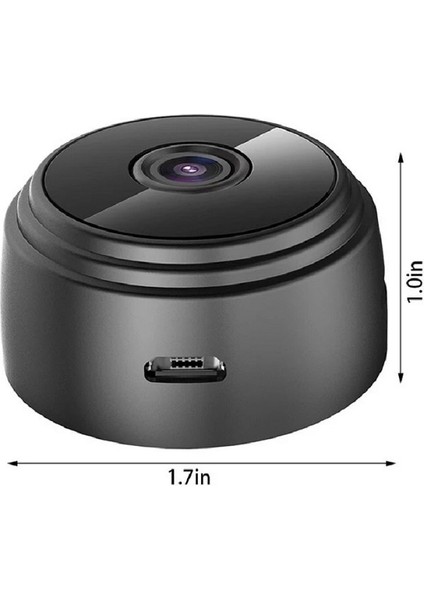Mini Wifi Kamera Güvenlik Kamerası-Üstün Full Hd, Hareket Sensörü Gece Görüşü Kalite Kablosuz Kamera