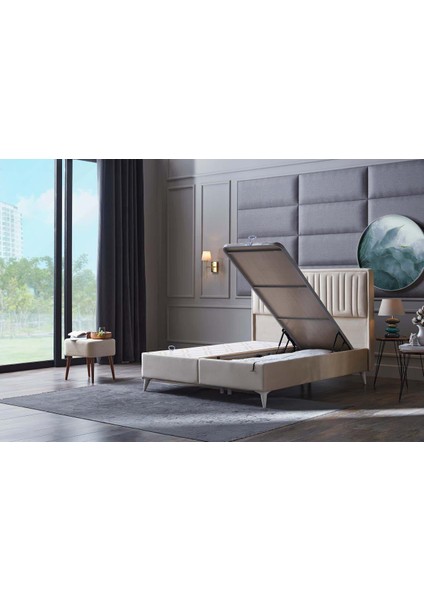 Petra Plus Baza 120X200 - Krem fiyatları