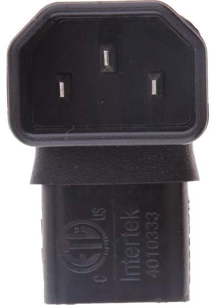 C14 C13 Connector Iec 320 Erkek Kadın Güç Adaptörü Dönüştürücüler Açılı (Yurt Dışından)