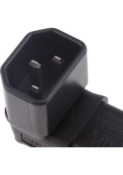 C14 C13 Connector Iec 320 Erkek Kadın Güç Adaptörü Dönüştürücüler Açılı (Yurt Dışından)