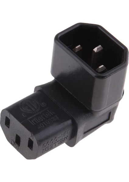 C14 C13 Connector Iec 320 Erkek Kadın Güç Adaptörü Dönüştürücüler Açılı (Yurt Dışından)