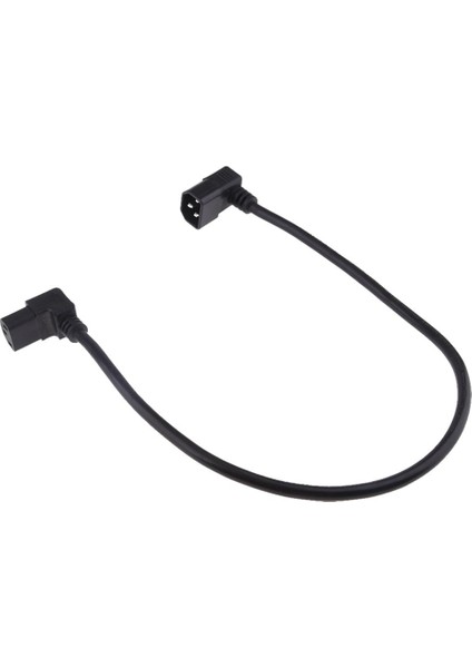 Evrensel Iec 320 C14 C13 Dönüştürücü Güç Adaptörü Kablosu Açılı 60 cm. (Yurt Dışından) fırsatları