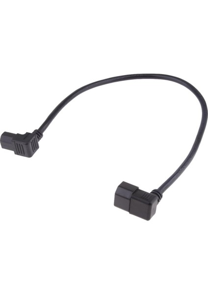 Evrensel Iec 320 C14 C13 Dönüştürücü Güç Adaptörü Kablosu Açılı 60 cm. (Yurt Dışından) indirimleri