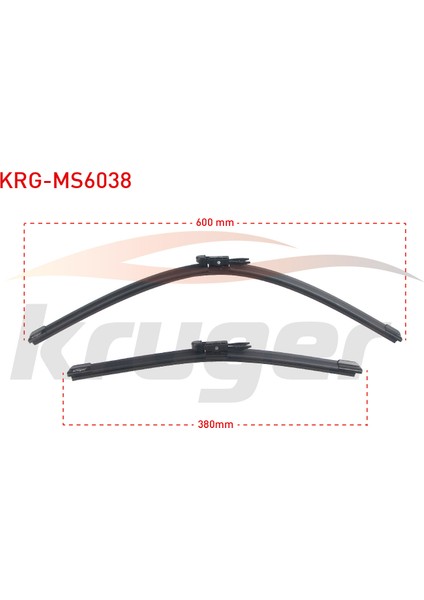 Arac Bazlı Sılecek Setı 600-380MM Fıat Panda (312..) Ford Ranger (Tke) Lancıa Ypsılon -312,846 Nıssan Qashqaı (J10)