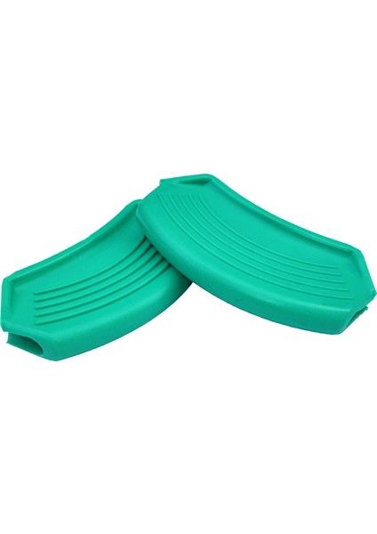 Sgteks Silikon Tencere Tava Tutacağı Yanmaz Yapışmaz Tutamaç Set 9x4 cm Turkuaz