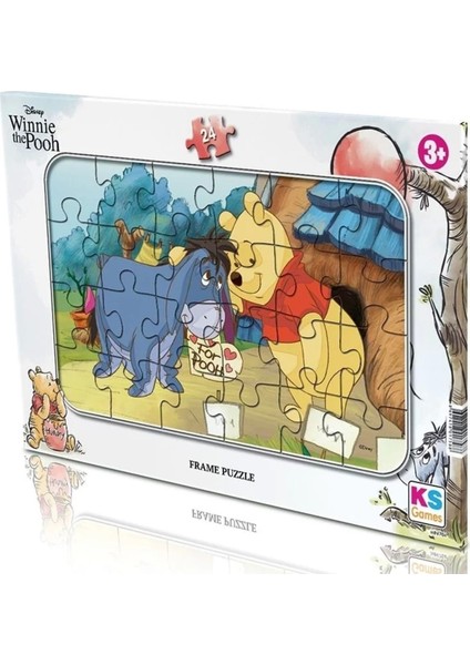 Puzzle 24 Parça Winnie The Pooh Frame Puzzle