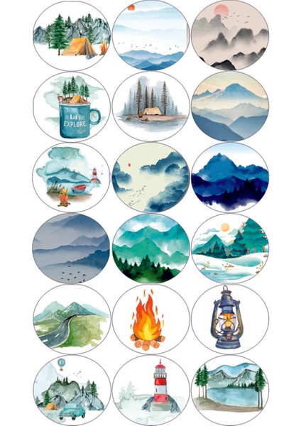 Doğa Temalı Sticker