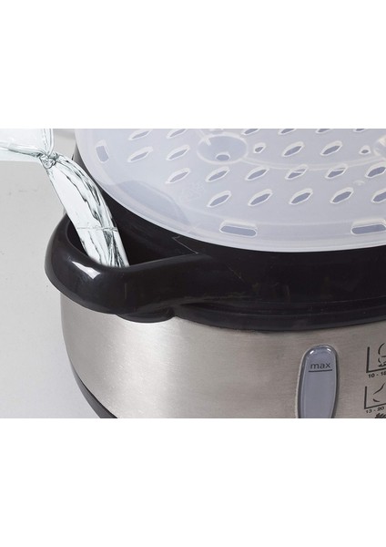 BC.250 9 Litrelik Zaman Ayarlı Buharlı Pişirici - Pirinç, Balık, Mantı, Sebze, Et Pişirmek Için Elektrikli Buharlı Pişirici - Bpa Free modelleri