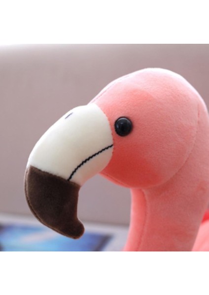 Pembe Flamingo Kuş Yumuşak Peluş Doldurulmuş Oyuncak Noel Hediyesi Çocuk Çocuklar 35 cm (Yurt Dışından)