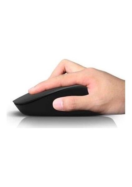 S1000 Plus Siyah Sessiz Tuşlu USB Kablosuz Mouse 1600 Dpı Sol ve Sağ Kullanım Mouse