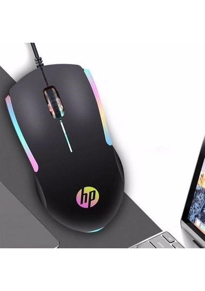 M-160 R GB Işıklı Kablolu USB Oyuncu Mouse 1000DPI Sağ sol El Uyumlu Optik Mouse