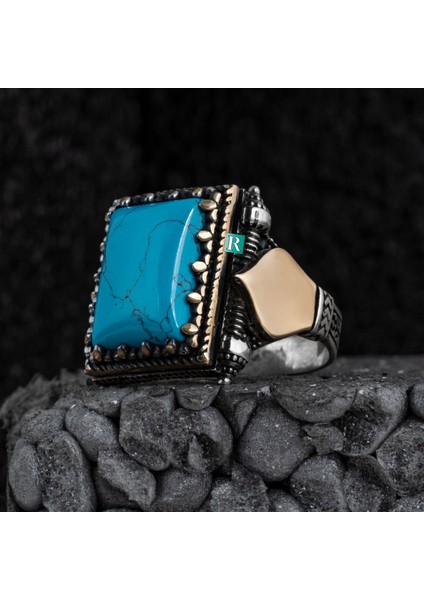 925 Ayar Gümüş Erkek Yüzük Şık Imame Dekoru Yüksek Kaliteli Hediyelik Takı Mücevher fiyatları