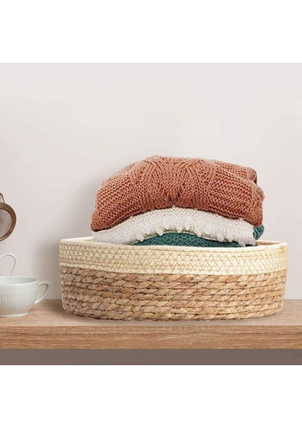 Taşınabilir Saman Dokuma Sepet Aşınma Dayanıklı Kirli Giysiler Yurt Bej ve Kahverengi Xl (Yurt Dışından) modelleri