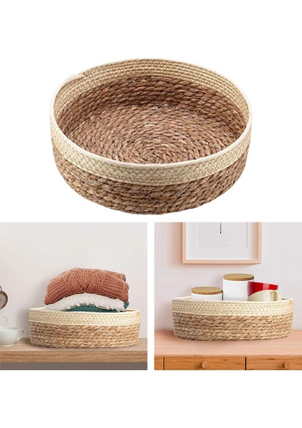 Taşınabilir Saman Dokuma Sepet Aşınma Dayanıklı Kirli Giysiler Yurt Bej ve Kahverengi Xl (Yurt Dışından) indirimleri