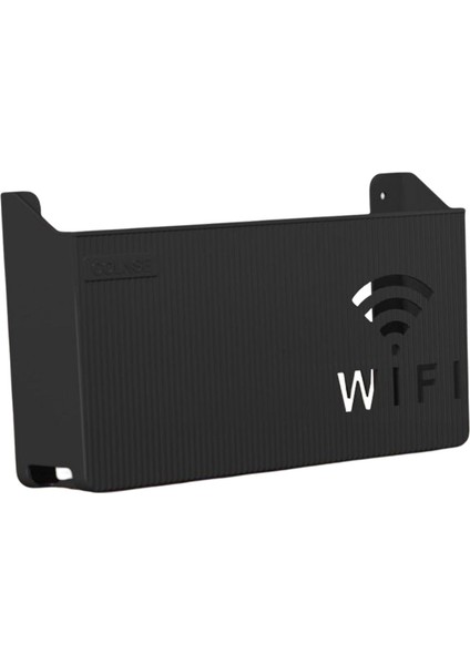 Yönlendirici Raf Duvarı Asma Office Siyah Için Çok Fonksiyonlu Kablo Braket Organizatörü (Yurt Dışından)