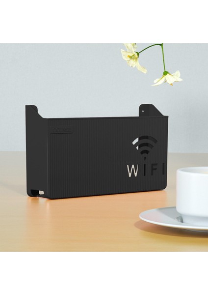 Yönlendirici Raf Duvarı Asma Office Siyah Için Çok Fonksiyonlu Kablo Braket Organizatörü (Yurt Dışından) modelleri