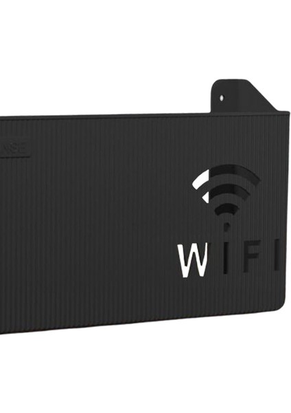 Yönlendirici Raf Duvarı Asma Office Siyah Için Çok Fonksiyonlu Kablo Braket Organizatörü (Yurt Dışından) fırsatları