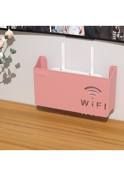 Yönlendirici Raf Duvarı Asma Office Pembesi Için Çok Fonksiyonlu Kablo Braket Organizatörü (Yurt Dışından) indirimleri