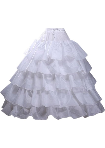 4 Çember Için Kabarık Düğün Petticoat Balo Elbisesi Petticoat Düğün Aksesuarları (Yurt Dışından)