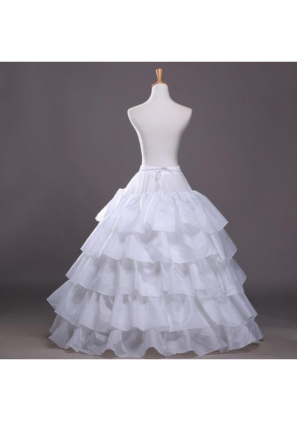 4 Çember Için Kabarık Düğün Petticoat Balo Elbisesi Petticoat Düğün Aksesuarları (Yurt Dışından) modelleri