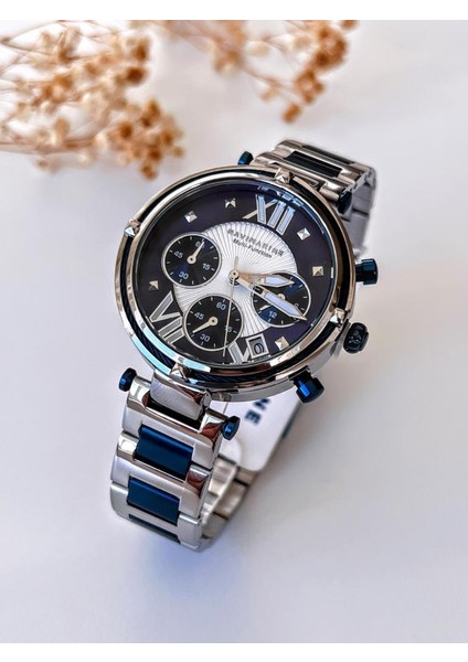 VR-B01 Navimarine 30 mt Suya Dayanıklı Çelik Kordon Kararmaz Iç Fonksiyonlar Aktif Kadın Kol Saati