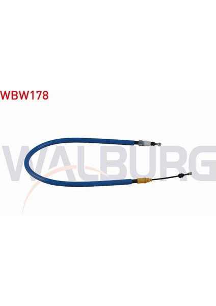 Cıtroen C3 Pıcasso / Ds5 / Peugeot 5008 1.6hdı 2.0hdı 2009- El Fren Teli Arka Sol Diskli 4746.64