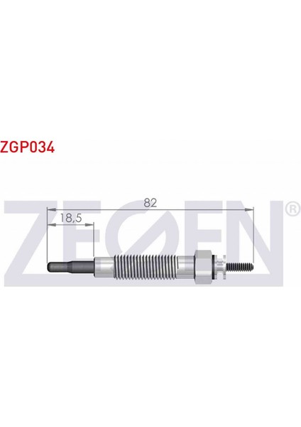 Mıtsubıshı L300 (P0W,P1W) 2.5d 1986-2006 / L200 (K7T,K6T) 2.5d 1996-2007 Kızdırma Buji 11V MD344469