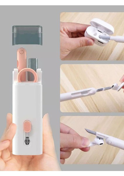 Çok Fonksiyonlu 7 In 1 Airpods Kulaklık Klavye ve Ekran Temizlik Kiti