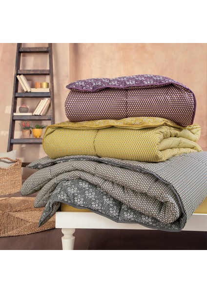 Bedding Mix&match Thalia Çift Kişilik Yorgan - Antrasit