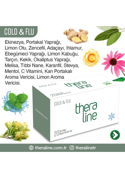 Cold&flu Fonksiyonel Kış Çayı 1 Kutu 20 Adet