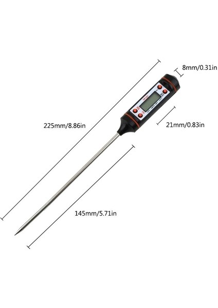 e TP-101 Dijital Mutfak Termometresi ( Et, Süt, V.b Gıda)