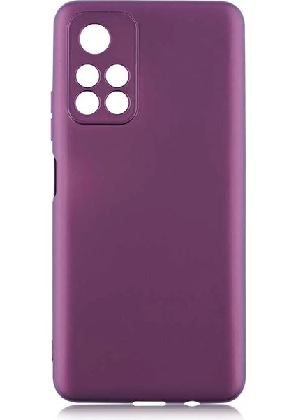 Xiaomi Redmi Note 11T 5g Kılıf Lopard Premier Esnek Mat Silikon Kapak Mürdüm