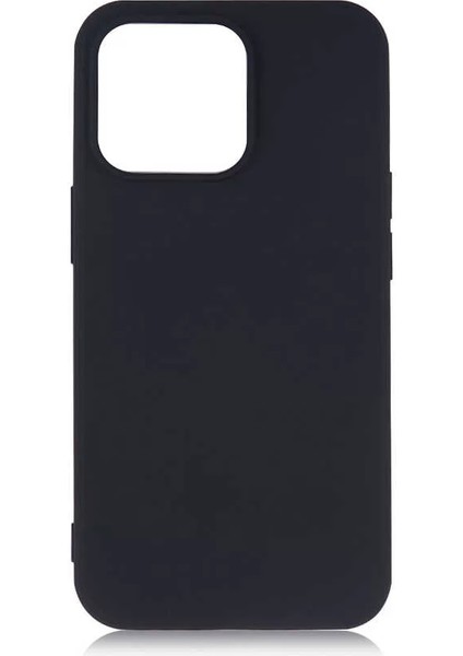 Apple iPhone 13 Pro Kılıf Lopard Premier Esnek Mat Silikon Kapak Siyah