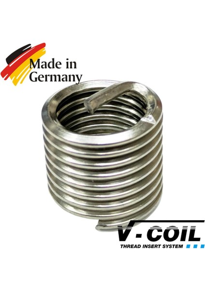 V-Coil M3 Helicoil Yay 1.5d (Yay Kapalı Uzunluğu 3mm) - 100 Adet
