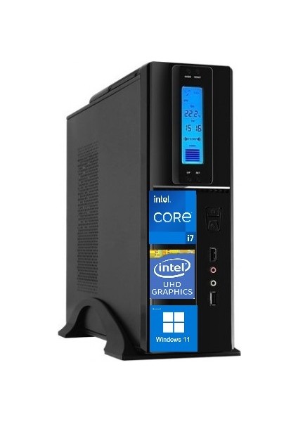 Flex Sff Intel Core I7 12700 64GB 512GB SSD 4gb GT730 WINDOWS11PRO Masa Üstü Bilgisayar ZETV11168