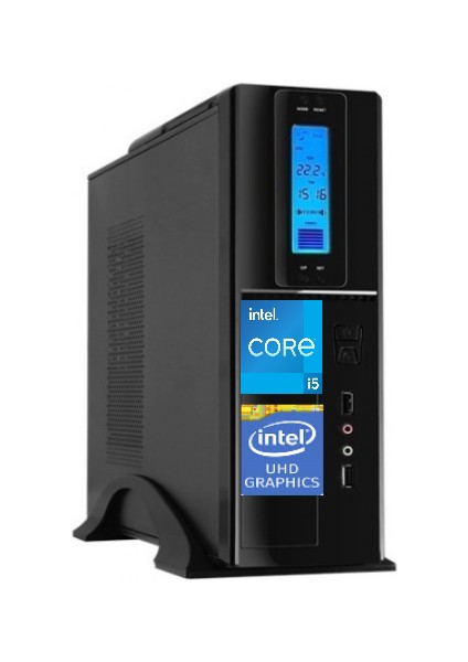 Flex Sff Intel Core I5 12400 8gb 256GB SSD 4gb GT730 Freedos Masa Üstü Bilgisayar ZETV22223